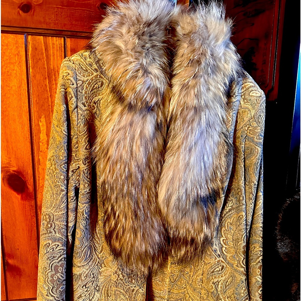 Double D Ranch Jacket! Fox fur! Gorgeous! Excellent condition